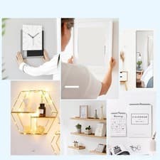 Image of Picture Hanging Kit All In One Wall Easy Frame Hanger With Leveling Tool