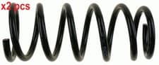 Image of X2 PCS L&R SIDES 996853 SUSPENSION SPRING FITS FOR NISSAN ALMERA MK II 1.5