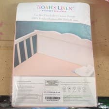 Image of 2 X Cot Bed Fitted Sheet 100% combed cotton 200 thread Soft Fitted Sheets NEW
