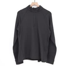 Image of DSG Mens XL Black Quarter Zip Pullover Long Sleeve Active Performance Top