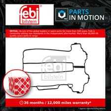Image of Rocker Cover Gasket fits VAUXHALL CORSA C, D 1.0 00 to 14 024403772 0607499 Febi