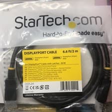 Image of StarTech 2m/6.6ft M/M DisplayPort Cable with Latches DISPL2M NEW