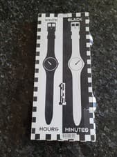 Image of GZS010 Black & White Set Swatch Watches