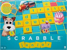 Image of Mattel Games Scrabble Junior, Kids Crossword Board Game, English Version, Family