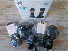 Image of BT Everyday Phone Twin Digital Cordless Telephone Set with Call Blocking NIB