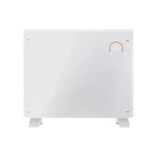 Image of Baridi Electric Glass Panel Heater 1000W Wi-Fi Enabled White Adjustable Heating