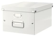 Image of Leitz A4 Storage Box, Click & Store Range, 60440001, White Medium,