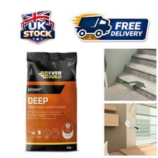 Image of Everbuild Jetcem Deep Rapid Repair Sand & Cement, Grey 2KG for Tough Repairs