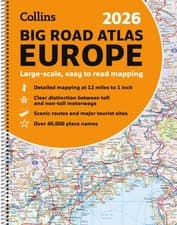 Image of Collins Big Road Atlas Europe 2026 (A3 Spiral) by Collins Maps (Spiral bound)
