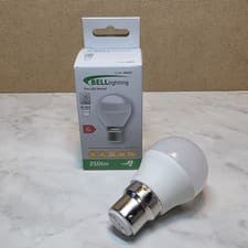 Image of BELL Lighting 05102 LED Round Bulb BC/B22 4W 250lm Warm White Non Dimmable