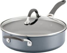 Image of Circulon Scratch Defense Saute Pan with Lid 28cm - 4.7L Non Stick Induction