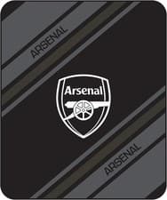 Image of Arsenal FC Fleece Blanket Dark Rayz Gift Fan Official Licensed