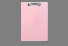 Image of A4 FOOLSCAP CLIPBOARD Black Red Blue PVC CLIP BOARD Filing PVC