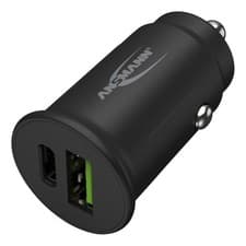 Image of Ansmann USB A and USB C In Car-Charger CC230PD with QC3.0