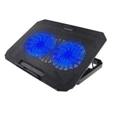 Image of USB Laptop Cooling Stand with Dual Mute Fans, 8-Position Adjustable Height