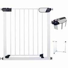 Image of Callowesse Kemble Pressure Fit Stair Safety Gate for Baby and Pet-75-82cm(White)