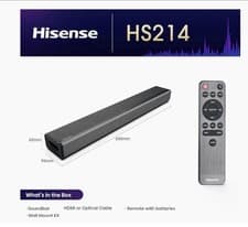 Image of Hisense HS214 2.1 all-in-one sound bar, Wireless/Bluetooth
