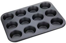 Image of Pendeford I-Bake Non-Stick 12 Cup Muffin Bun Cupcake Muffin Baking Tin Tray