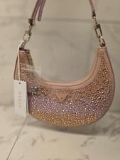 Image of GUESS Sofia Mini Small Hobo Pink Brand New with Tags Bag