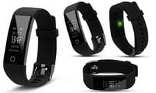 Image of Aquarius Heart Rate Monitoring Touch Screen Fitness Tracker AQ125HR, Black