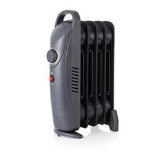 Image of 650W 5 Fin Oil Filled Radiator with Adjustable Thermostat and Overheat