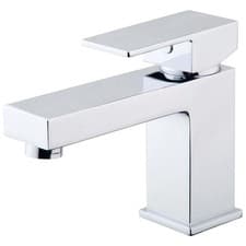 Image of Wickes Kubic Chrome Basin Mixer Tap