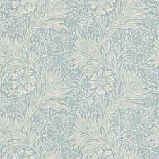 Image of William Morris Marigold Wedgewood Wallpaper