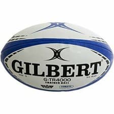 Image of Gilbert G-TR 4000 Navy Blue Training Quality Rugby Ball - Free P&P