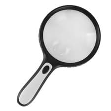 Image of .Magnifying Glass Professional Large Viewing Area Evenly Lit Handheld Magnifying