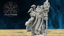 Image of Ahyet Bahl, Archmage of Aegyptus (Atlan Forge/Tabletop Game/Compatible w/ 40K)