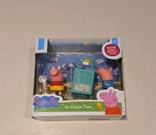 Image of Peppa Pig Ice Cream Time Play Set With Exclusive Peppa & George Figures - New