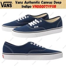 Image of Vans Authentic Canvas Deep Indigo VN000D7YFOB Men's Size