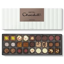 Image of Hotel Chocolat Everything Sleekster Chocolate Gift Box, Milk, White & Dark, 355g