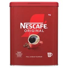 Image of Nescafe Original Instant Coffee Granules 1kg Free Next Day Delivery