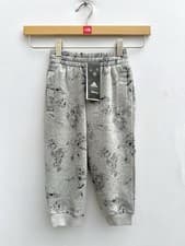 Image of Adidas Disney Princess Joggers Grey Heather Kids Girls Tracksuit Bottoms 2-3Y