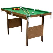 Image of Charles Bentley Junior 4ft Pool Table With Pool Balls And 2 Cues