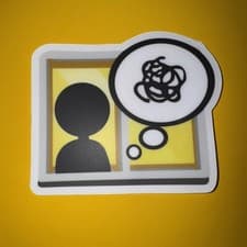 Image of Tomodachi Life 3DS Game Sticker Cute Kawaii Problem Sticker Nintendo Gaming Game