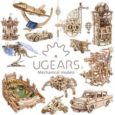 Image of UGEARS Mechanical Wooden Model Kits - WHOLE RANGE!