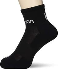 Image of 2 x Salomon Evasion Walking Hiking Ankle Socks Mens & Womens Black All Sizes New
