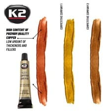 Image of K2 COPPER GREASE HIGH TEMPERATURE 1090 °C Multipurpose Anti Seize Assembly - 20g