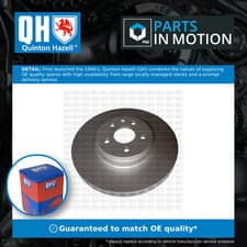 Image of 2x Brake Discs Pair Vented Front 355mm BDC6219 Quinton Hazell Set Quality New