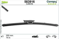 Image of Valeo 583916 Wiper Blade Passenger Side Fits Lada Xray Renault Captur Clio Smart