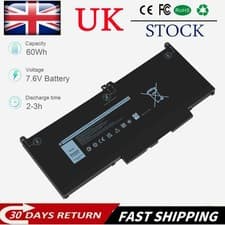 Image of For Dell Latitude 7300 E7300 7400 E7400 Inspiron 7306 2-in-1 Black battery MXV9V