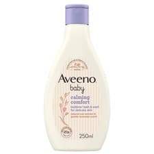 Image of Aveeno Baby Calming Comfort Bedtime Bath and Wash 250ml