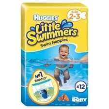 Image of Huggies Little swimmers 2-3 - Pack 12