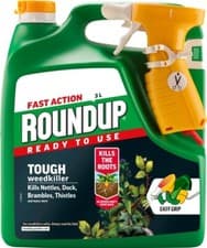 Image of Roundup WeedKiller Fast Action Ready To Use Weed Killer Concentrate Spray 3Litre