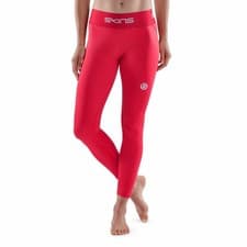 Image of SKINS Womens Red Series 1 7/8 Long Tights Size Medium BNWT