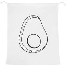 Image of 'Sliced Avocado' Laundry / Washing / Storage Bag (LB00036333)