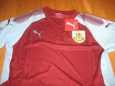 Image of BURNLEY HOME Shirt Size X LARGE BOYS TAGS/PACKET