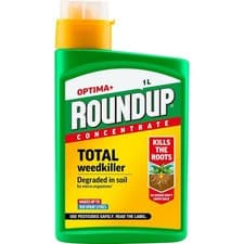 Image of Roundup Optima+ Weedkiller 1L Systemic Concentrate for Tough Weeds Roots
